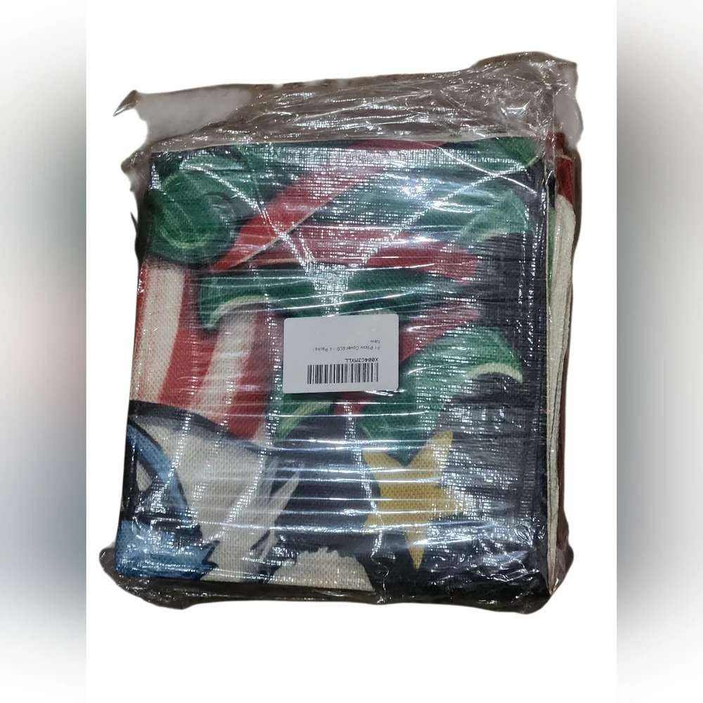 Festive Holiday Pillow Covers Set Of 4